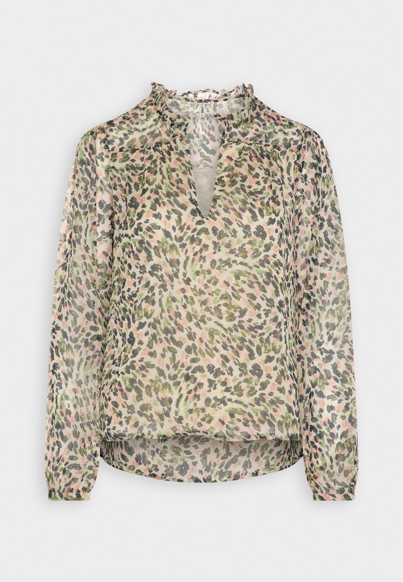 ONLY ONLADELE LIFE VNECK TOP - Blouse - sandshell