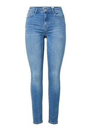 Pieces, PCDAISY MW SKINNY JEANS NOOS BC - Jeans Skinny - medium blue denim