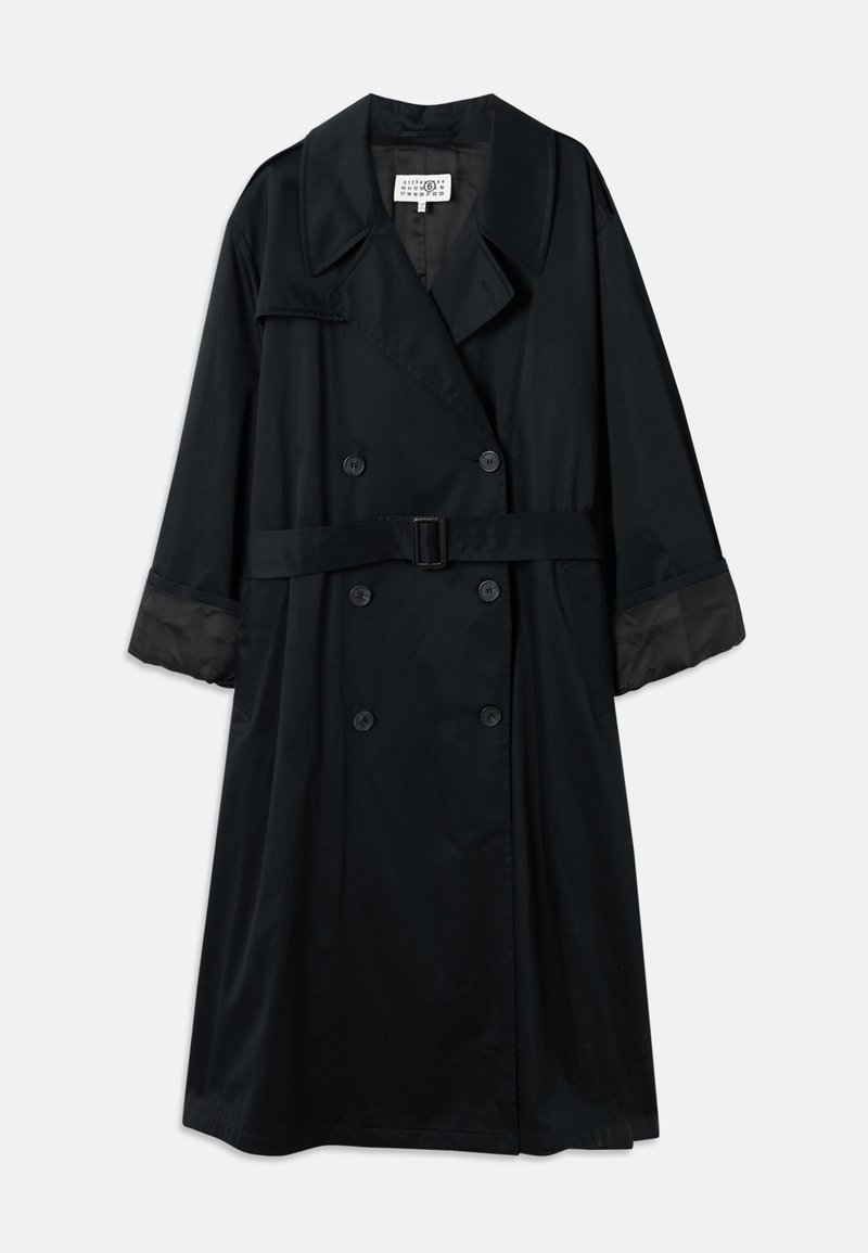 MM6 Maison Margiela Trenchcoat zwart