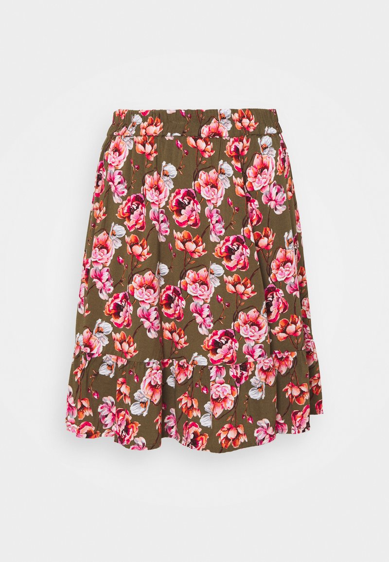 Vila A-lijn rok kaki Vila A-lijn rok kaki