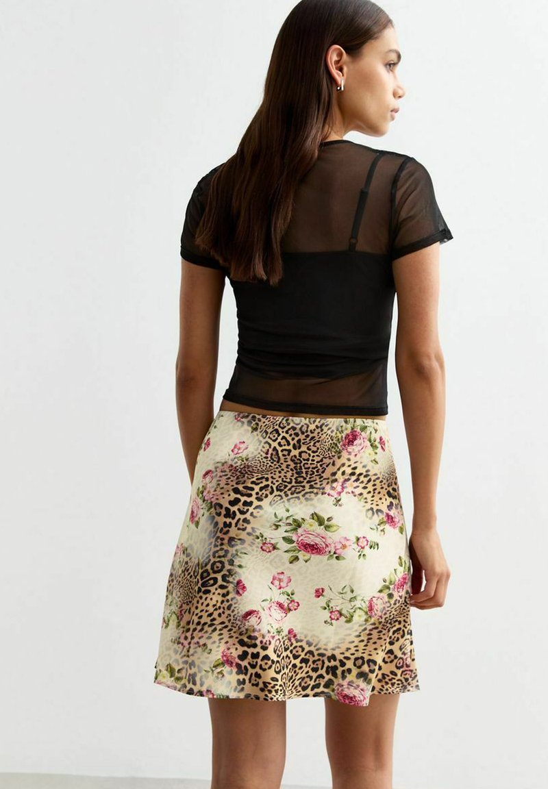 New Look LEOPARD Gonna a campana brown pattern/marrone