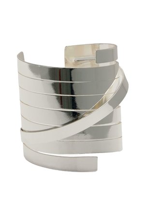 CROSSED BAR - ARM CUFF - Brăţară - silver-coloured