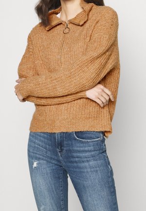 Strickpullover - camel