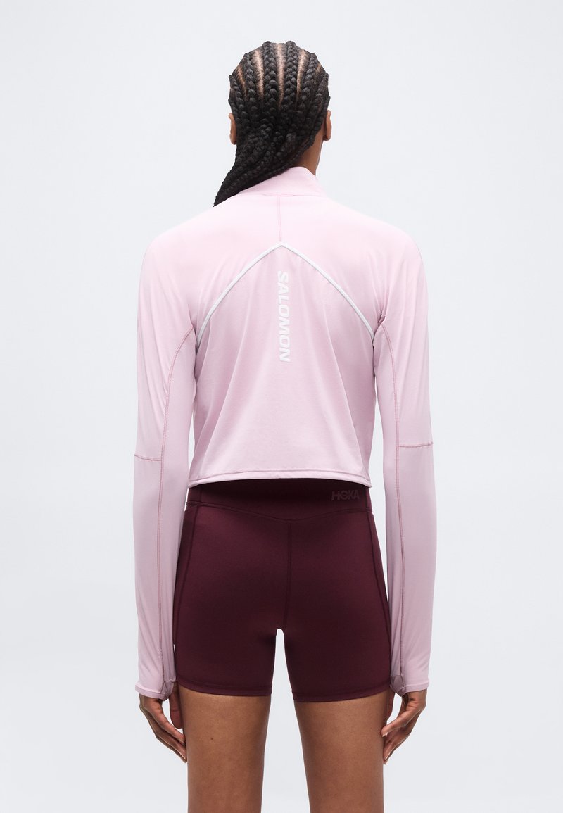 Salomon SENSE AERO - Top s dlouhým rukávem - dawn pink