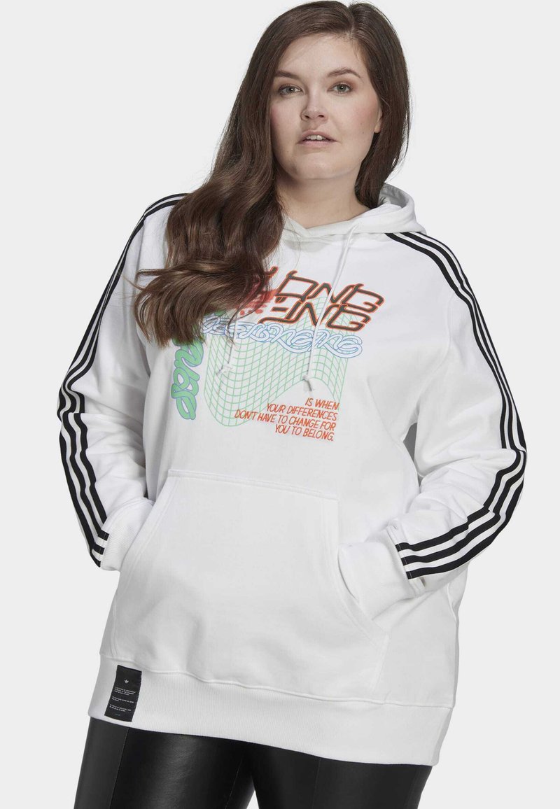 sweat blanc adidas femme