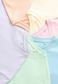 Next 6 PACK REGULAR - T-shirt - bas - blue mint green pink light pink purple yellow