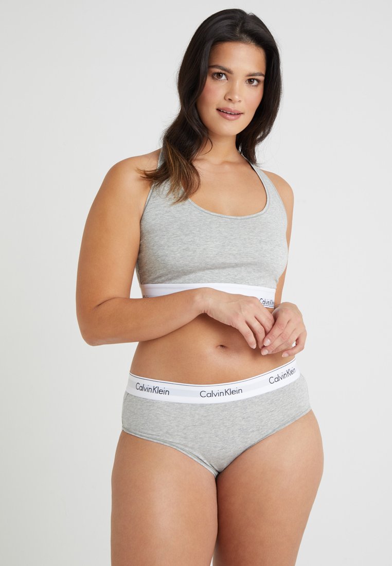 Calvin Klein Underwear UNLINED BRALETTE - Bustier - grey heather/grijs -  Zalando.nl