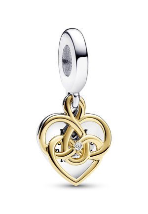 MOM HEART - Talizman - sterling silver and gold plated