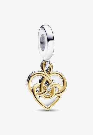 Pandora MOM HEART - Charm - sterling silver and gold plated