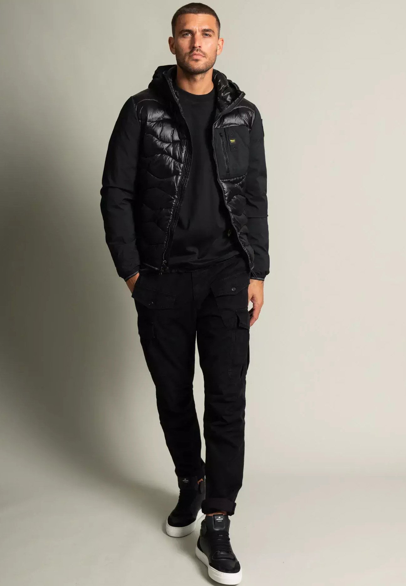 Diesel JOFFE - Cargo trousers - schwarz 