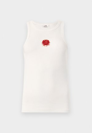 JDY, JDYTULLE LIFE TANK - Débardeur - cloud dancer