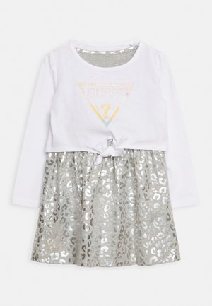 TODDLER DRESS INTERLOC - Sukienka z dżerseju - pure white