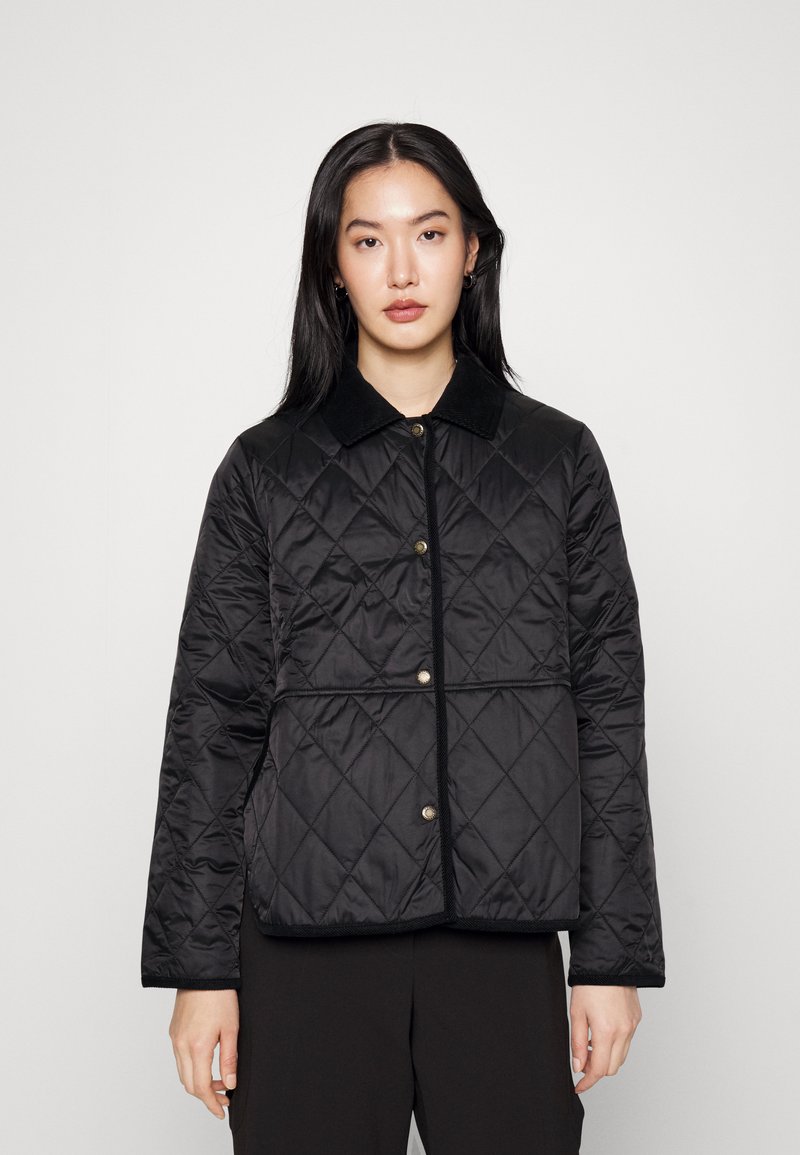 Barbour CLYDEBANK QUILT Light jacket black Zalando.co.uk