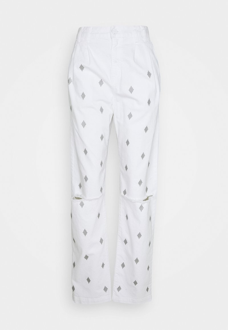 Replay Relaxed fit jeans wit denim/whitedenim