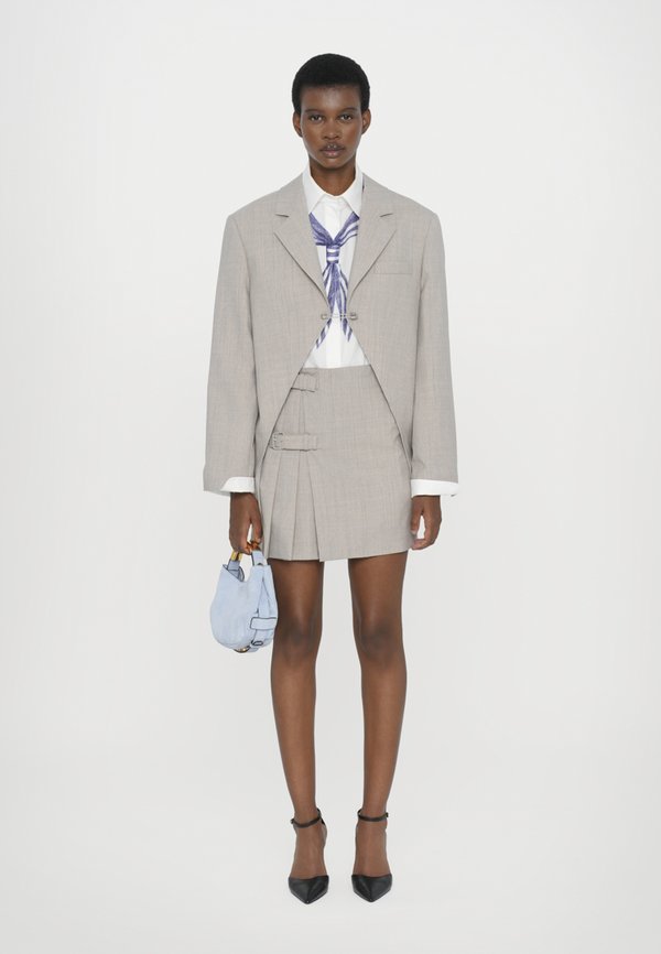 TAILORING - Pleated skirt - fantasia beige3