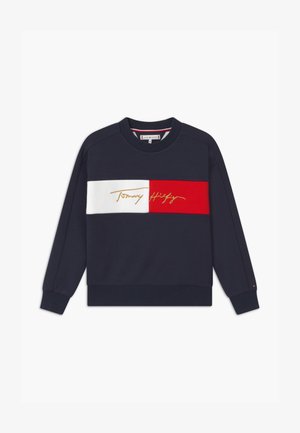 ICONS LOGO CREW - Sweatshirt - blue
