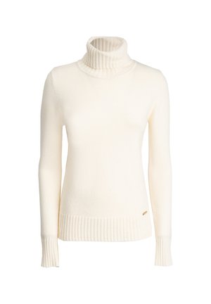 INFLUENCER, INFLUENCER PULLOVER TURTLENECK LINE PULL MID-THICK - Trui - ivory