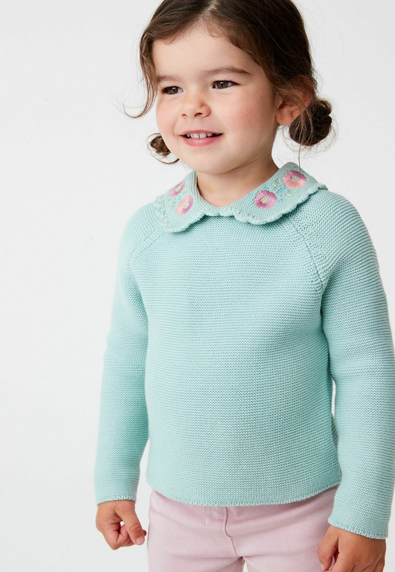 Next COLLAR JUMPER Jersey de punto green/verde Zalando.es