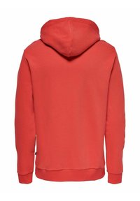 Only & Sons ONSCERES HOODIE - Hættetrøje - rococco red