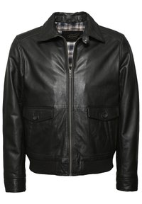 JCC MIT BRUSTTASCHE SAMUEL - Leather jacket - black