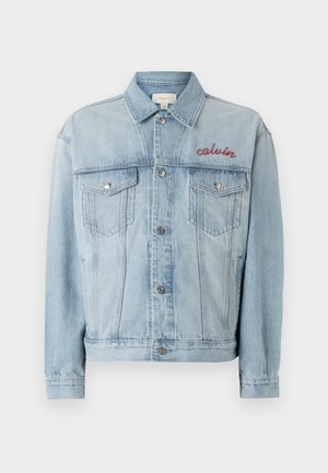 Calvin Klein Jeans TRUCKER - Giacca di jeans - reflection blue