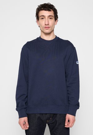CREWNECK  LOGO - Felpa - navy blue