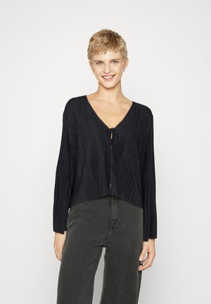 Pieces PCNOVI - Μπλούζα με μακριά μανίκια - black