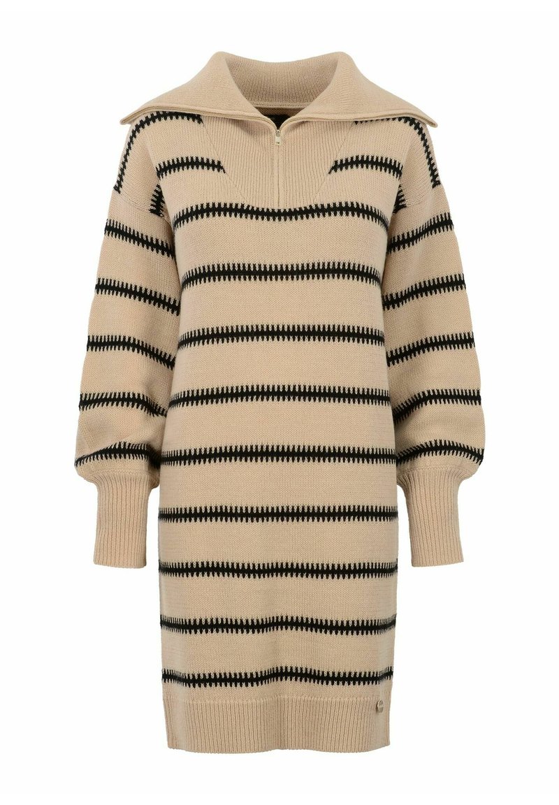 OCHNIK Gebreide jurk beige OCHNIK Gebreide jurk beige