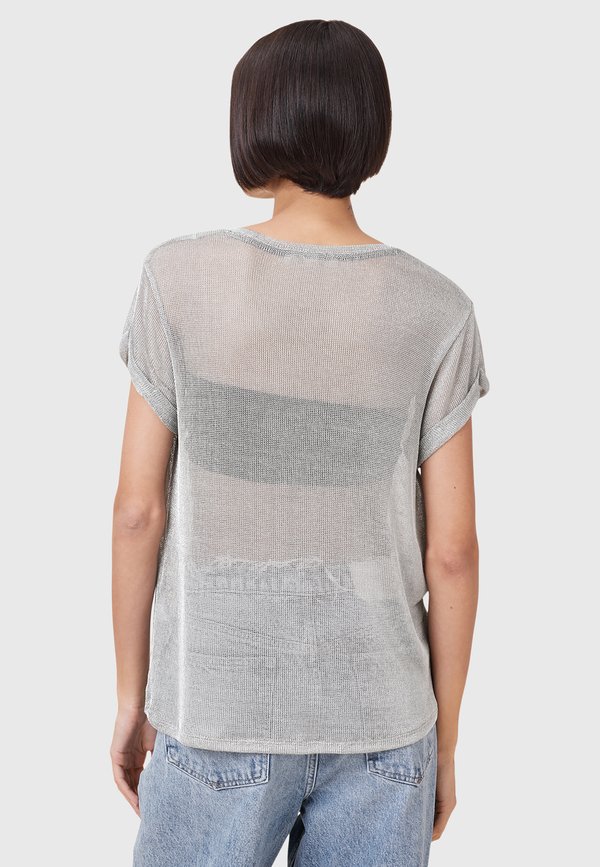 THEA SPARKLE TOP - Top - "metallic silver"3