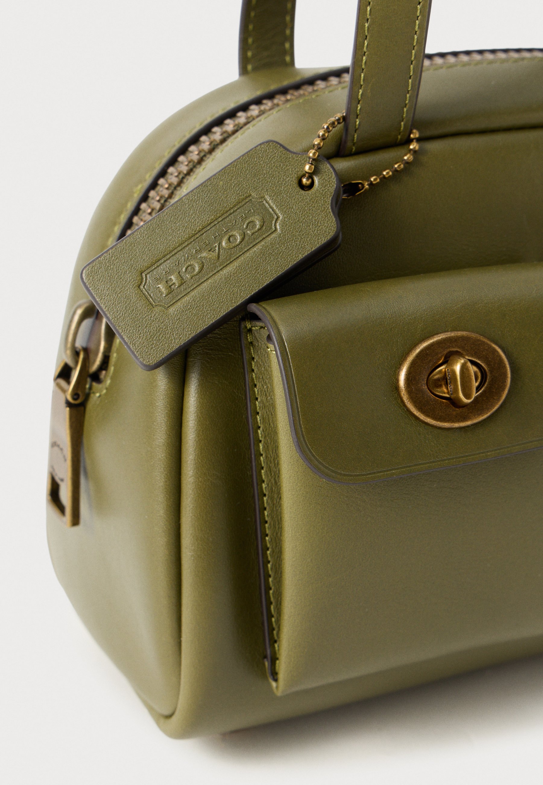 COACH TWIN TURNLOCK BAG 20 - Handbag - olive - Zalando.co.uk
