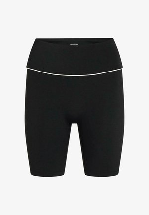 KARL LAGERFELD, CONTRAST PIPING - Lühikesed püksid - black