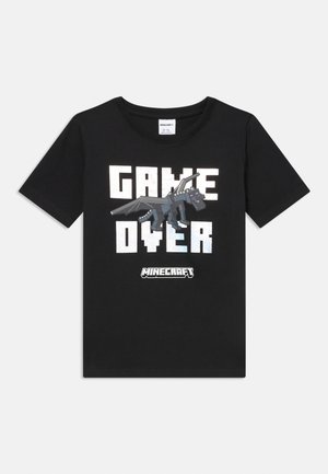 MINECRAFT ENDERDRAGON - Tričko s potlačou - black