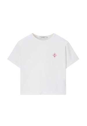 Sissy-Boy, SISSY-BOY T-SHIRT MIT STICKEREI - WEISS - T-shirt basique - weiß