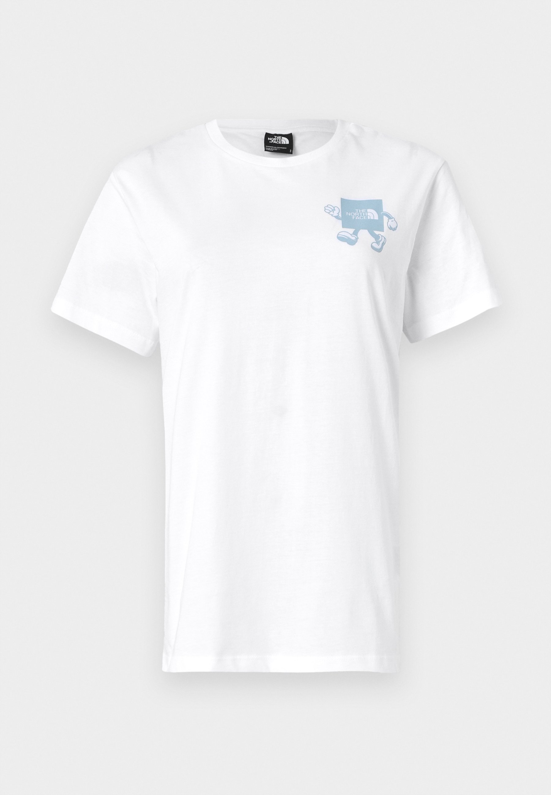売れ筋商品|||ノースフェイス Tシャツ レディース トップス WOMENS TEE EXPLORE - Print T-shirt - white/faded blue The North Face WOMENS TEE EXPLORE - Printtipaita - white