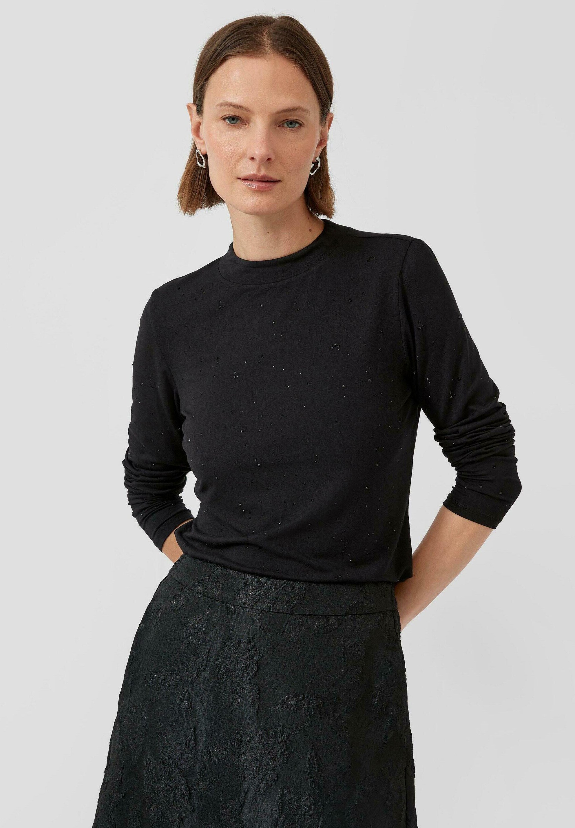 S.Oliver Maglia A Maniche Lunghe Da Donna - Colore Marrone O Giallo, Vestibilità Casual