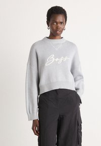 BOSS - FINEVRA - Jumper - silver-coloured Thumbnail Image 1