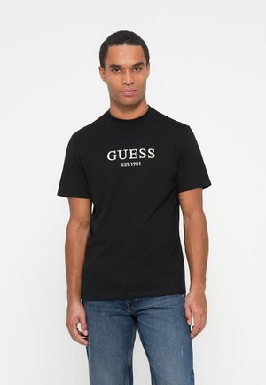 LOGO TEE - T-shirt con stampa - jet black