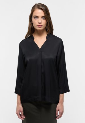 Eterna VISCOSE SHIRT - LOOSE FIT - Blouse - schwarz