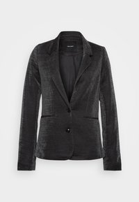 VMSHALI FITTED SHINY - Blazer - black/silver
