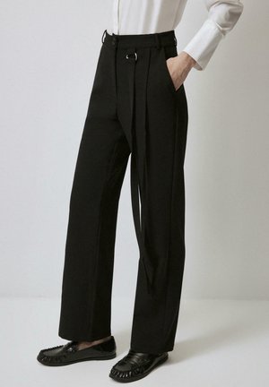 Trousers - black