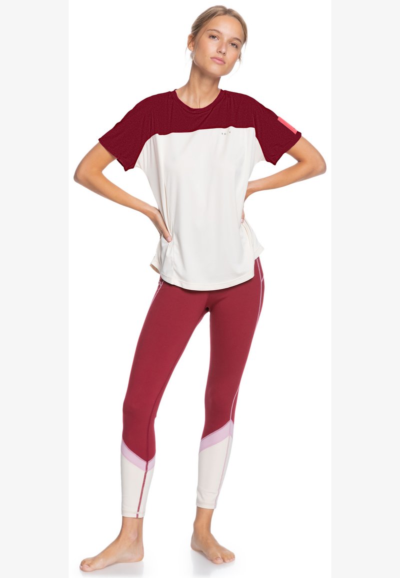 Damen Sportbekleidung | Roxy EARTH GANG T-Shirt print tapioca/beige - MM33525 Damen Sportbekleidung | Roxy EARTH GANG T-Shirt print tapioca/beige - MM33525