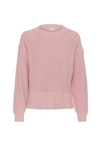 LUMA - Stickad tröja - silver pink