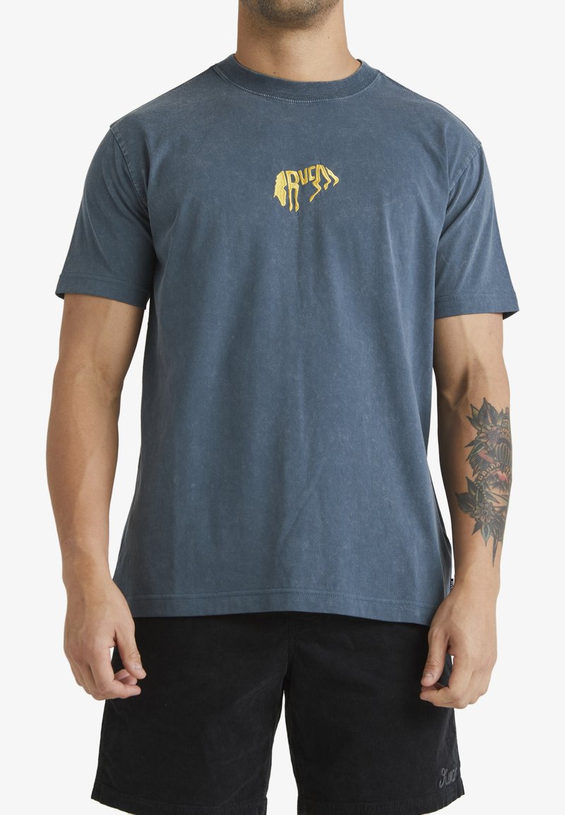 RVCA BUCK - T-Shirt print - blue