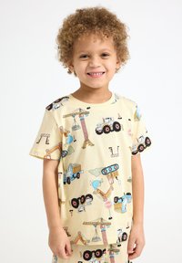 Lindex SET - Pigiama - light yellow