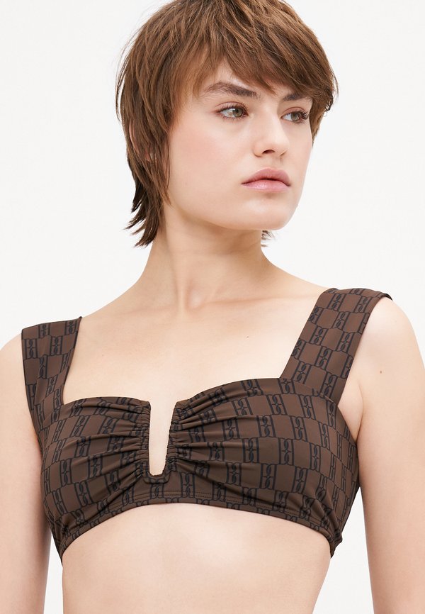 BELIRA  - Bikini top - dark mahogany4