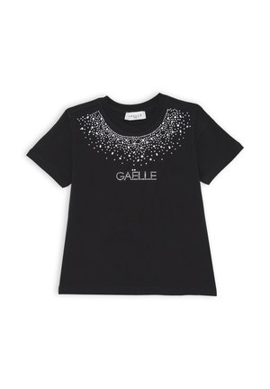 T-shirt con stampa - black