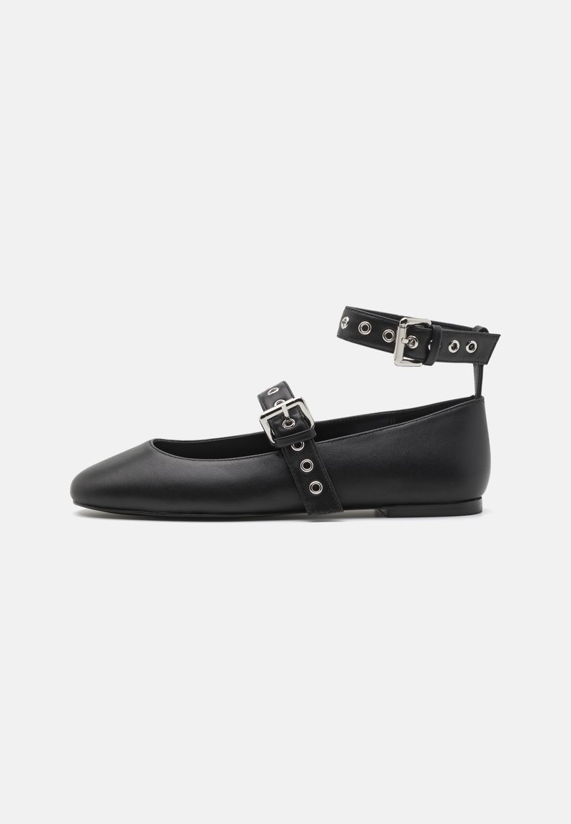 Steve Madden MACBETH - Bailarinas con hebilla - black
