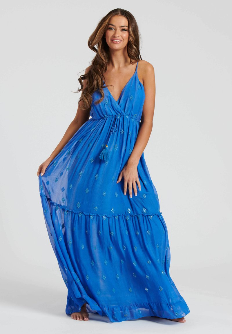 South Beach SEQUIN DETAIL CAMI - Vardagsklänning - blue