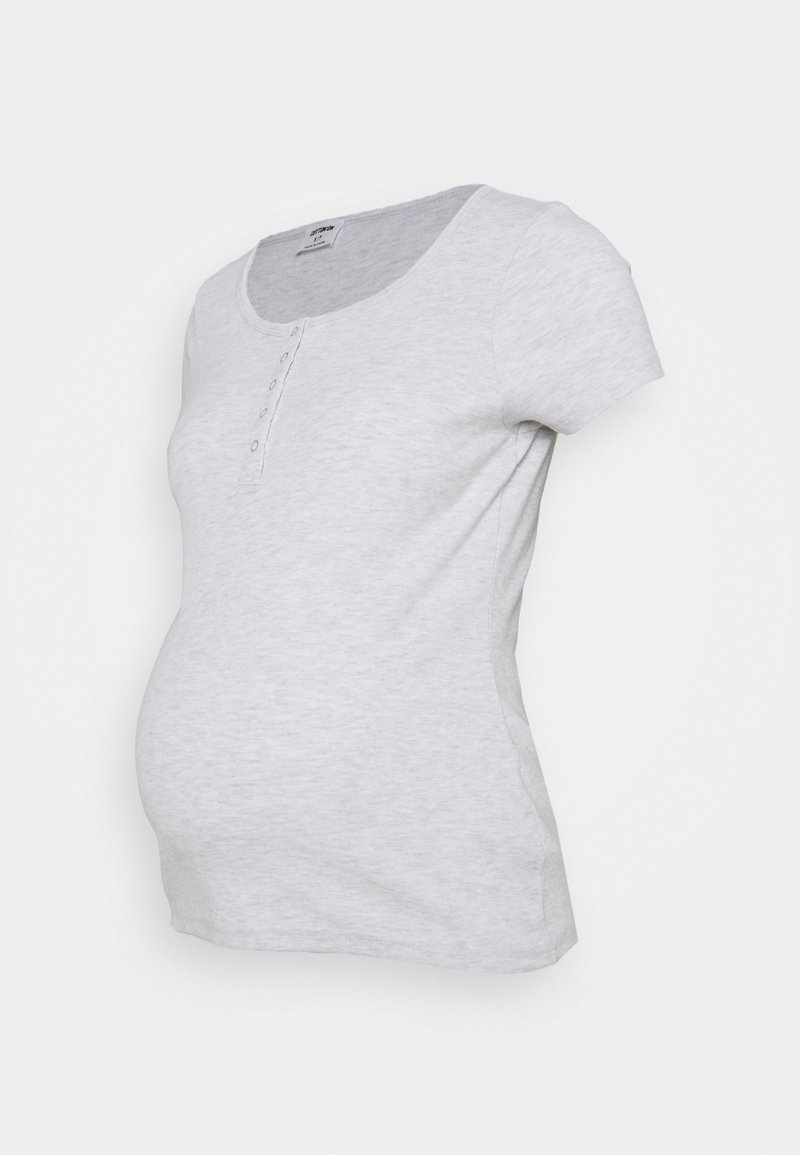 Cotton On Maternity T-shirt basic grijs gemêleerd