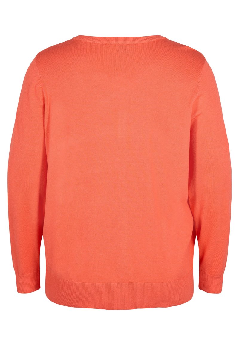Damen Strickjacken | Zizzi BLEND Strickjacke living coral/koralle - GD54530 Damen Strickjacken | Zizzi BLEND Strickjacke living coral/koralle - GD54530